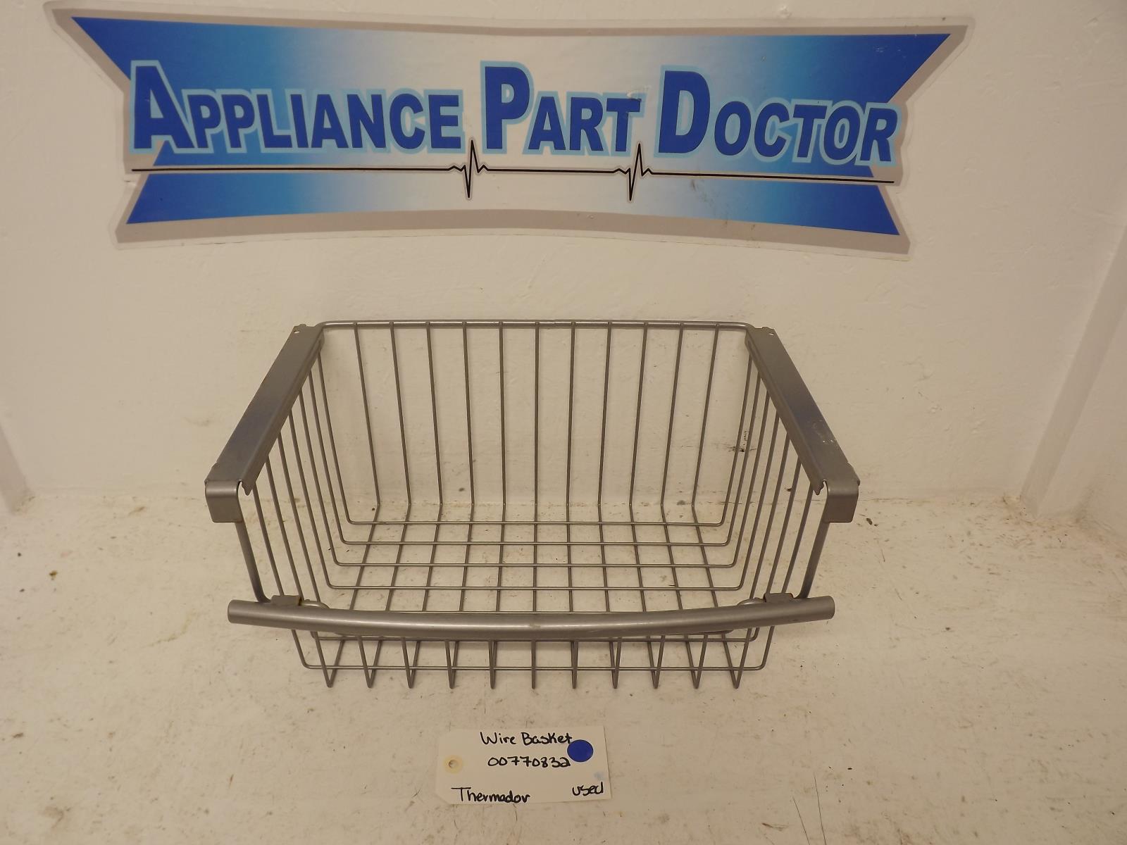 Thermador Refrigerator 00770832 Wire Basket Used Thermador Refrigerator 00770832 Wire Basket Used